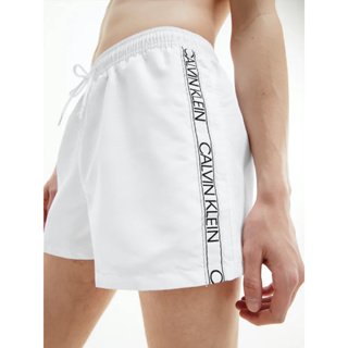 พร้อมส่ง 2XL กางเกงว่ายน้ำ Calvin Klein  Core Logo Tape Short Drawstring Swim Shorts