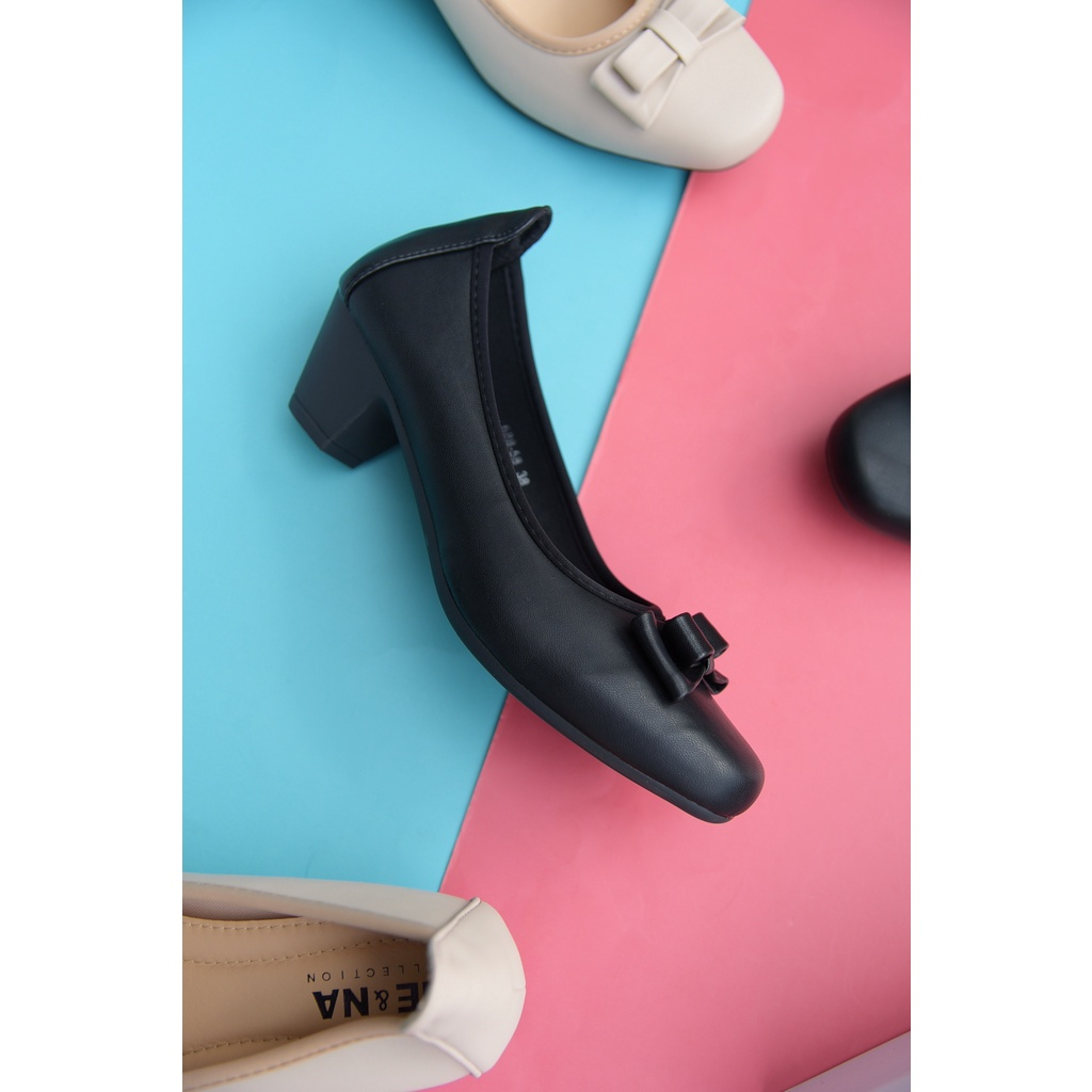 ภาพสินค้ารองเท้าเเฟชั่นผู้หญิงเเบบคัชชูส้นสูงปานกลาง No. 688-58 NE&NA Collection Shoes จากร้าน nena_official_store บน Shopee ภาพที่ 5