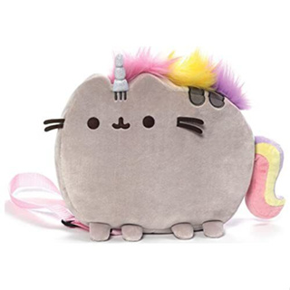 กระเป๋าเป้พูชิน ขนาด 13 นิ้ว กระเป่าเป้ Pusheen ของแท้! GUND Pusheen the Cat Pusheen Cat Pusheen Backpack