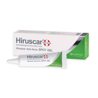 Hiruscar Anti-Acne spot gel  ฮีรูสการ์ เจลใส แต้มสิว เจลแต้มสิว ช่วยดูแล รอยดำ ขนาด 4 g.