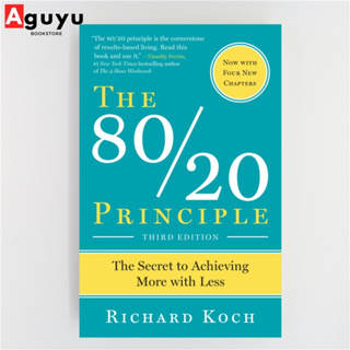 【หนังสือภาษาอังกฤษ】The 80/20 Principle: The Secret to Achieving More with Less English book