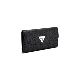GUESS กระเป๋า รุ่น SE860151 LATHAN SLG SLIM CLUTCH สีดำ กระเป๋าสตางค์ กระเป๋า กระเป๋าผู้หญิง