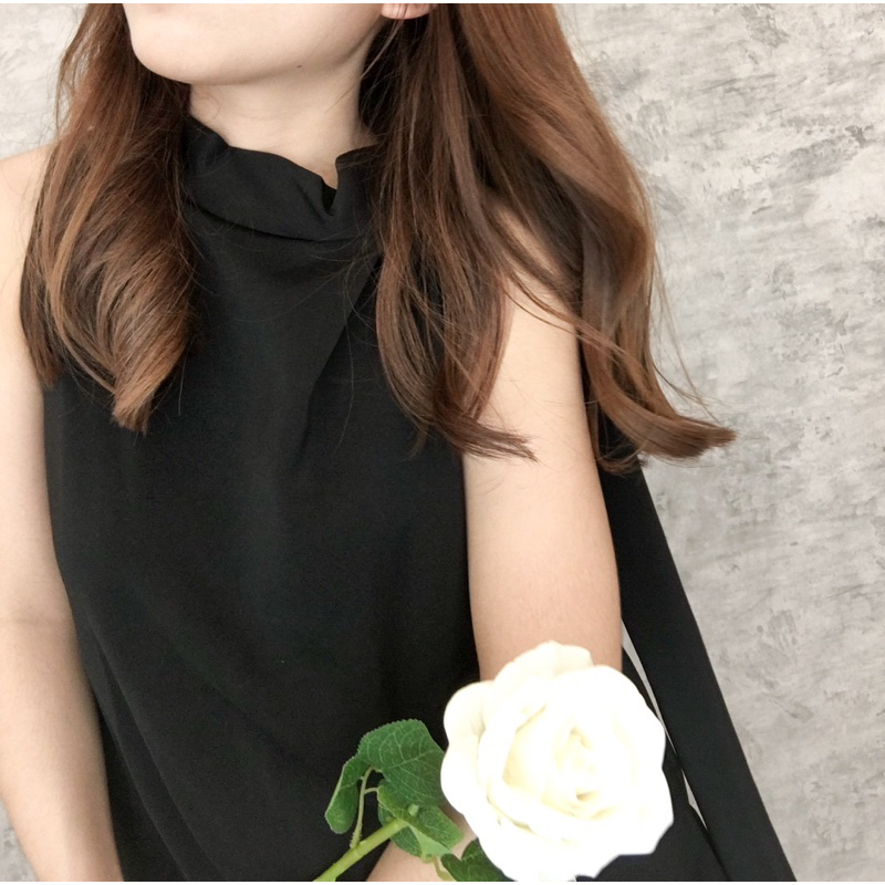 พร้อมส่ง-co-could-olivia-blouse-เสื้อคอปีน-ผ้าหนานุ่มใส่สบายไม่ร้อน-ชุดไปทำงาน-ออฟฟิศ-เสื้อออฟฟิศ-เสื้อคอเต่า