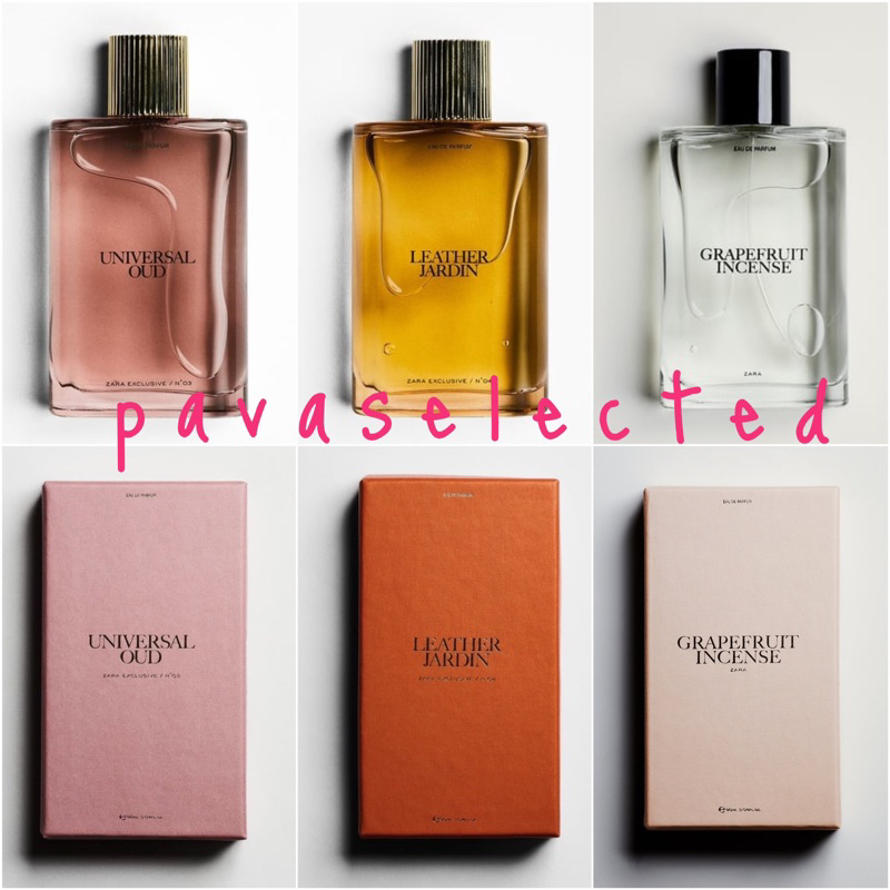 Zara X JoMalone;Grapefruit Incense,Saltyocean Bouquet,Incense Sunset