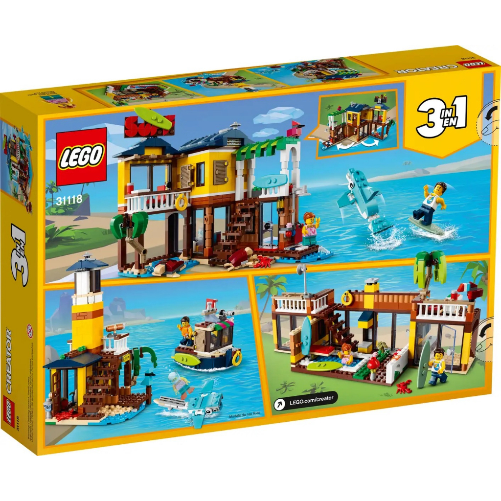 lego-creator-3-in-1-31118-surfer-beach-house-เลโก้ใหม่-ของแท้-กล่องสวย-พร้อมส่ง