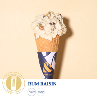 Rum Raisin ( เจลาโต้ รัม เรซิ่น ขนาด 4/8/16 oz.) ส่งทั่วประเทศ - Ampersand Gelato