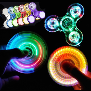 🧧พร้อมส่ง🧧ไจโร ของเล่น LED Fidget Spinner ของเล่นเด็ก แฮนด์สปินเนอร์