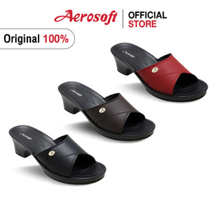 Aerosoft รองเท้าแตะส้นสูงผู้หญิงแอโร่ซอฟรุ่น LA3131