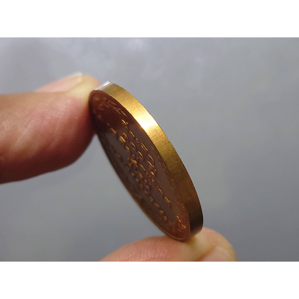 เหรียญพระรูปรัชกาลที่5-เนื้อทองแดง-ที่ระลึก-100-ปี-เสด็จประพาสยุโรป-บล็อกกษาปณ์-พ-ศ-2540-ซองเดิม