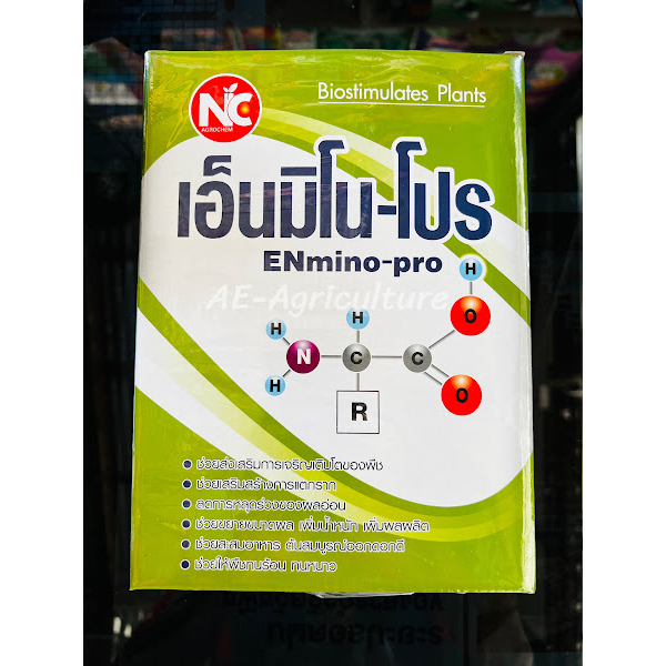 อะมิโนพืช-อะมิโน-เอ็นมิโน-โปร-อะมิโนเข้มข้นสูง-50-พืขทนร้อน-ทนหนาว-ต้นโตเร็ว-ออกดอกดี-ติดผลดก-100-กรัม