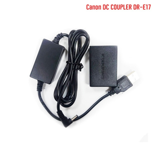 AC Adapter USB+DR-E17 Dummy For Canon M3/M5/M6/M6II