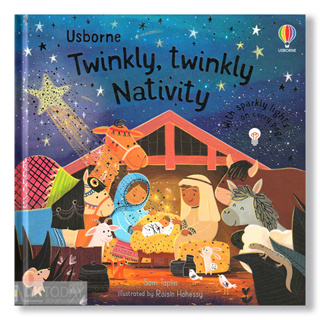 DKTODAY หนังสือ USBORNE TWINKLY TWINKLY NATIVITY BOOK (AGE 1+)