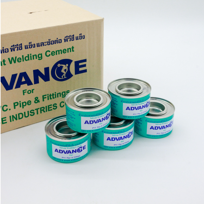 กาวทาท่อ กาวพีวีซี PVC ADVANCE ขนาด 50กรัม (**ยกลัง**) | Shopee Thailand