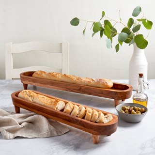 Baguette Wooden Tray l รางใส่ขนมปัง