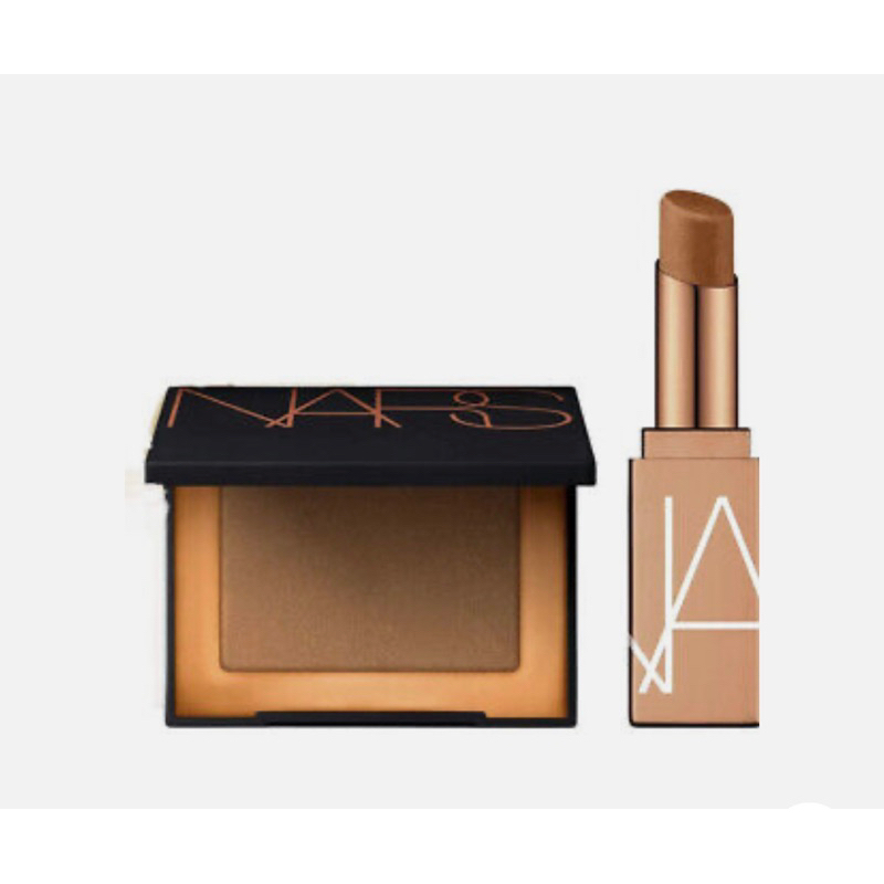 nars-beauty-insider-laguna-duo-mini-บรอนซ์เซอร์-ลิปบาล์มโทนน้ำตาลอ่อ