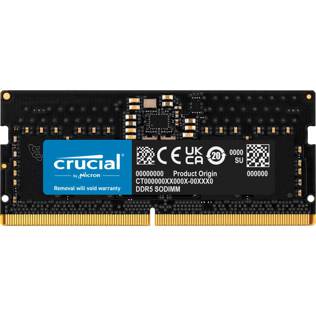 crucial-8gb-ddr5-4800-sodimm-ram-cl40-16gbit-แรมสำหรับโน๊ตบุ๊ค-ของแท้-ประกันศูนย์ตลอดอายุการใช้งาน