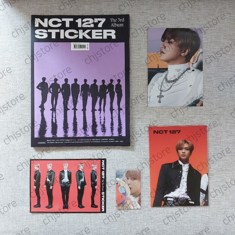 NCT 127 STICKER ALBUM (STICKER VER.) HAECHAN อัลบั้ม การ์ดแฮชาน ...