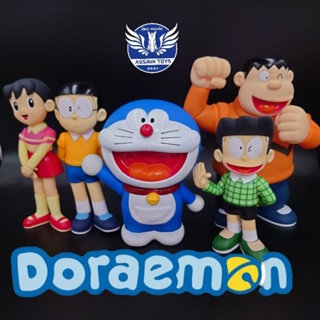 พร้อมส่งทันที💥 โมเดล โดราเอมอน Doraemon ขนาด 22 Cm ครบชุด 5 ตัว วัสดุดีมากๆ ราคาถูก ส่งไวสุดๆ ตัว โดเรมอนเป็นกระปุกด้วย