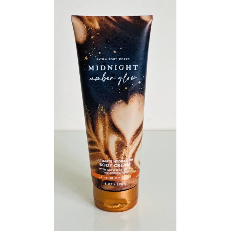 bath-and-body-works-midnight-amber-glow-body-cream-226g-ของแท้