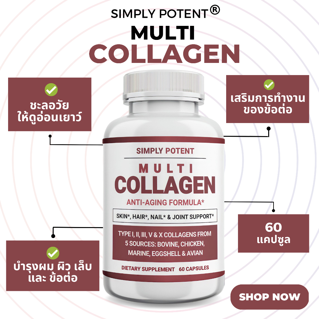 มัลติคอลลาเจน-simply-potent-multi-collagen-60-capsules