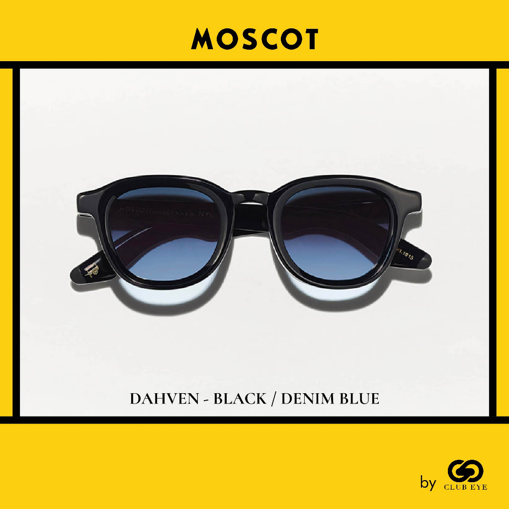 moscot-แว่นกันแดด-มอสคอต-รุ่น-dahven-สีกรอบ-black-สีเลนส์-denim-blue-ไซซ์-44-ของแท้-มีประกัน