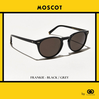 MOSCOT แว่นกันแดด มอสคอต รุ่น FRANKIE สีกรอบ BLACK สีเลนส์ GREY ไซซ์ 51 ของแท้ มีประกัน