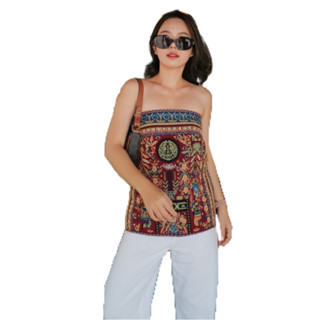 MyWay Brand : Top - Blouse Bohemianปัดซ้ายที่รูปเพื่อดูขนาดสินค้า