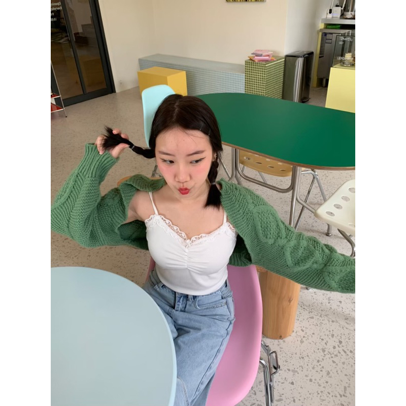 ใส่โค้ด-wymzxu-ลดทันที-15-han-cardigan-คาร์ดิแกนไหมพรม
