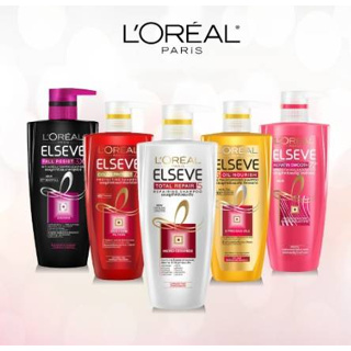 ภาพหน้าปกสินค้าแชมพู ครีมนวดผม สำหรับผมเสีย L\'OREAL Paris Elseve Total Repair 5 Repairing Shampoo 450มล./410มล.exp.01/2025 ที่เกี่ยวข้อง