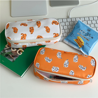 (พร้อมส่ง🦁) Tiger pencil case กระเป๋าปากกา กระเป๋าดินสอ