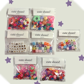 (พร้อมส่ง❗️)ลูกปัดร้อยเชือกรองเท้าสุดน่ารัก!