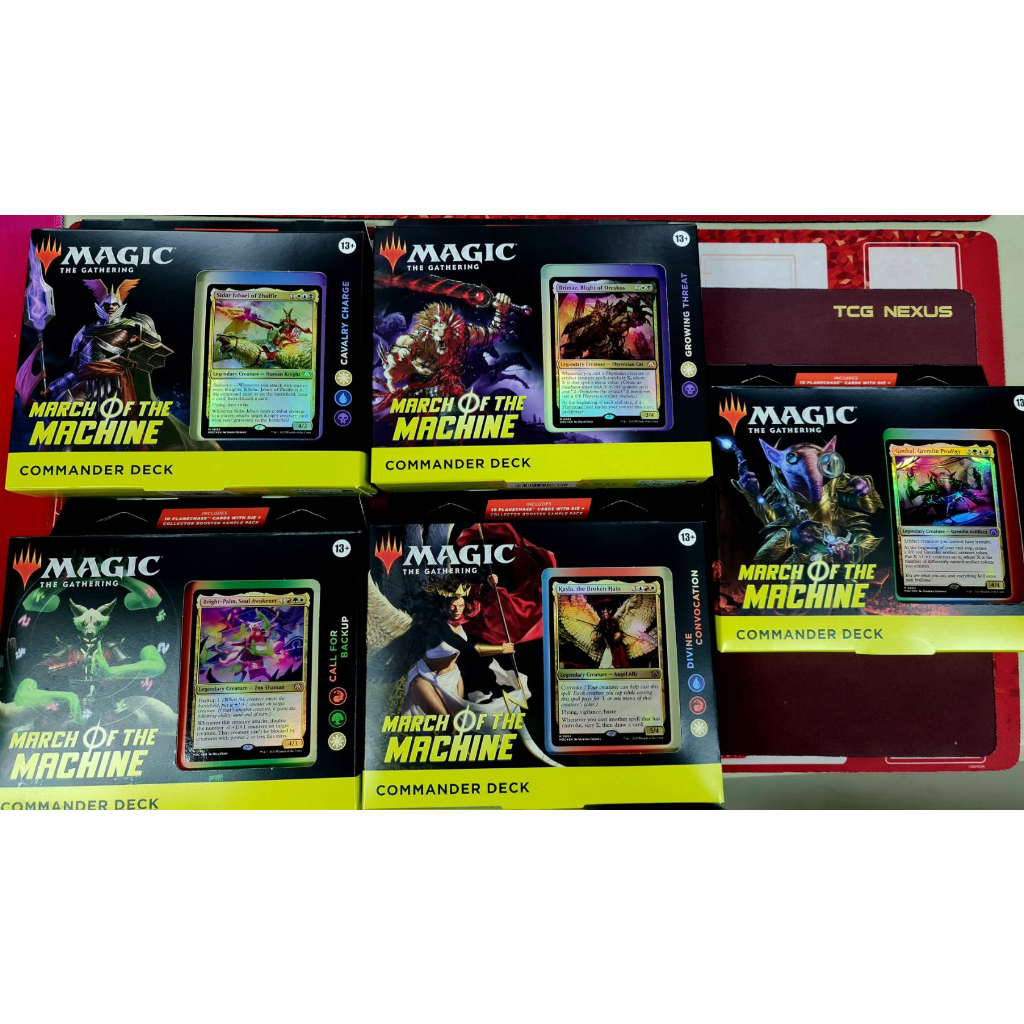 [MTG] Magic: The Gathering March of the Machine Commander Deck | Shopee ...