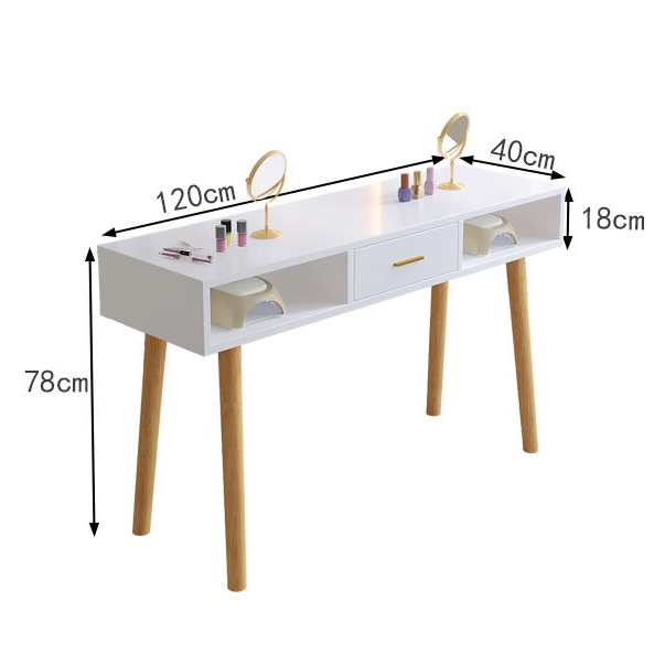โต๊ะทำเล็บสไตล์ยุโรป-โต๊ะทำเล็บแบบเรียบง่าย