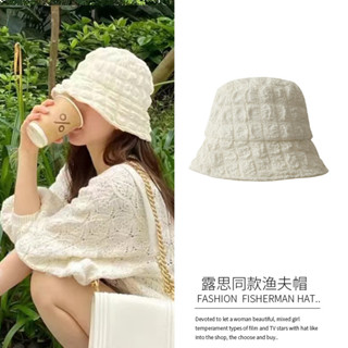 Bucket hat spring and autumn หมวกสวมกันแดดสุดมินิมอล หมวกบักเก็ต พร้อมส่ง