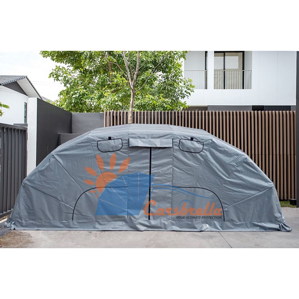 โรงจอดรถสำเร็จรูป-carsbrella-รุ่น-rainbow-size-m-สำหรับรถยนต์ที่มีขนาดกลาง-ป้องกันรังสี-uv-100