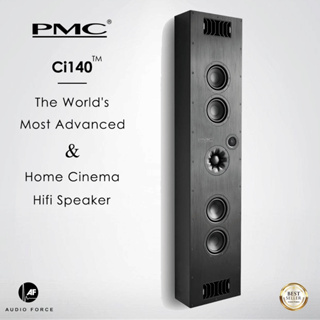 PMC Ci140 This Model Is Configurable As An In-Wall Or On-Wall Loudspeaker Black