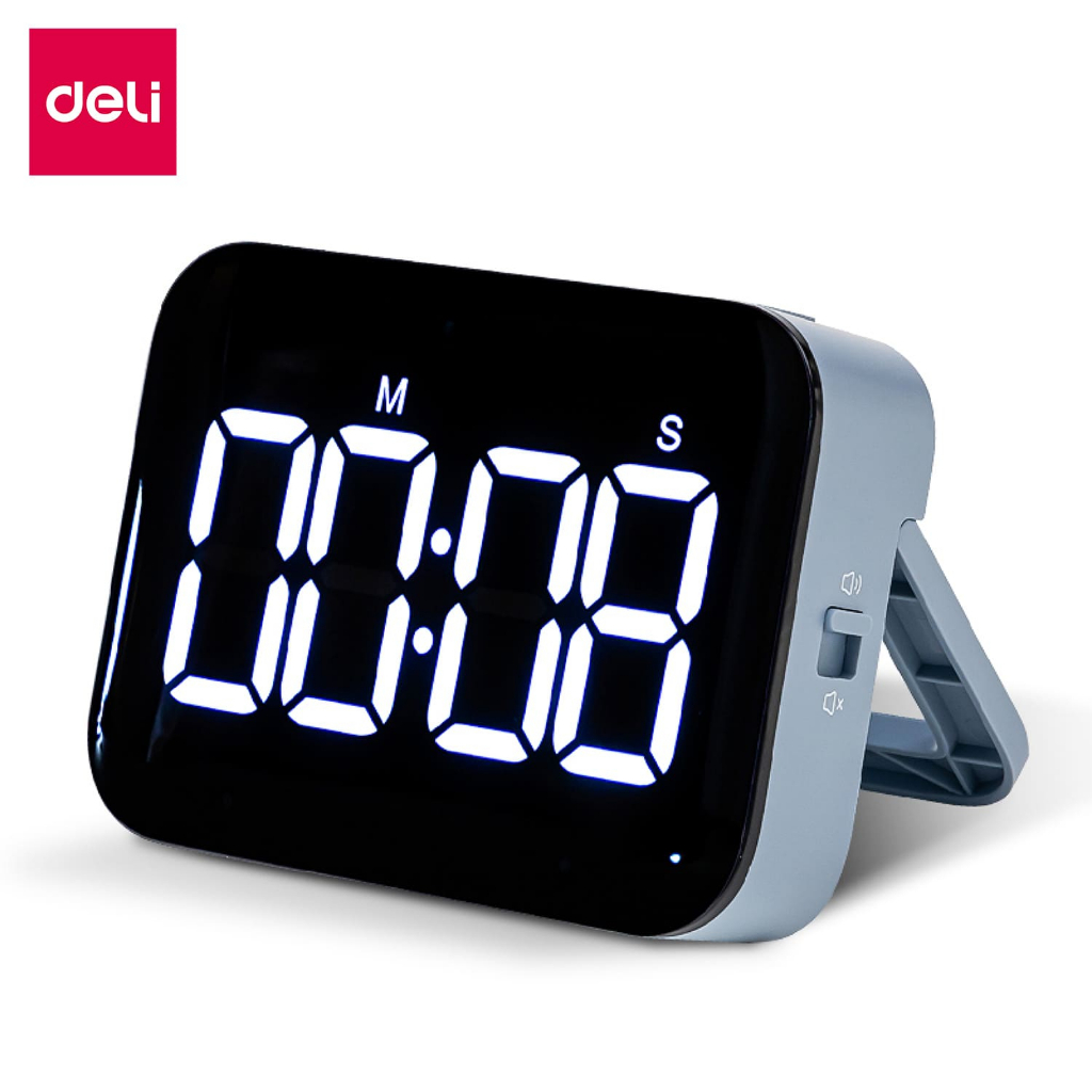 deli-นาฬิกาจับเวลา-นาฬิกานับเวลา-จอled-วัสดุabs-ใช้งานได้นาน-สไตล์มินิมอล-สำหรับทำอาหาร-alarm-clock
