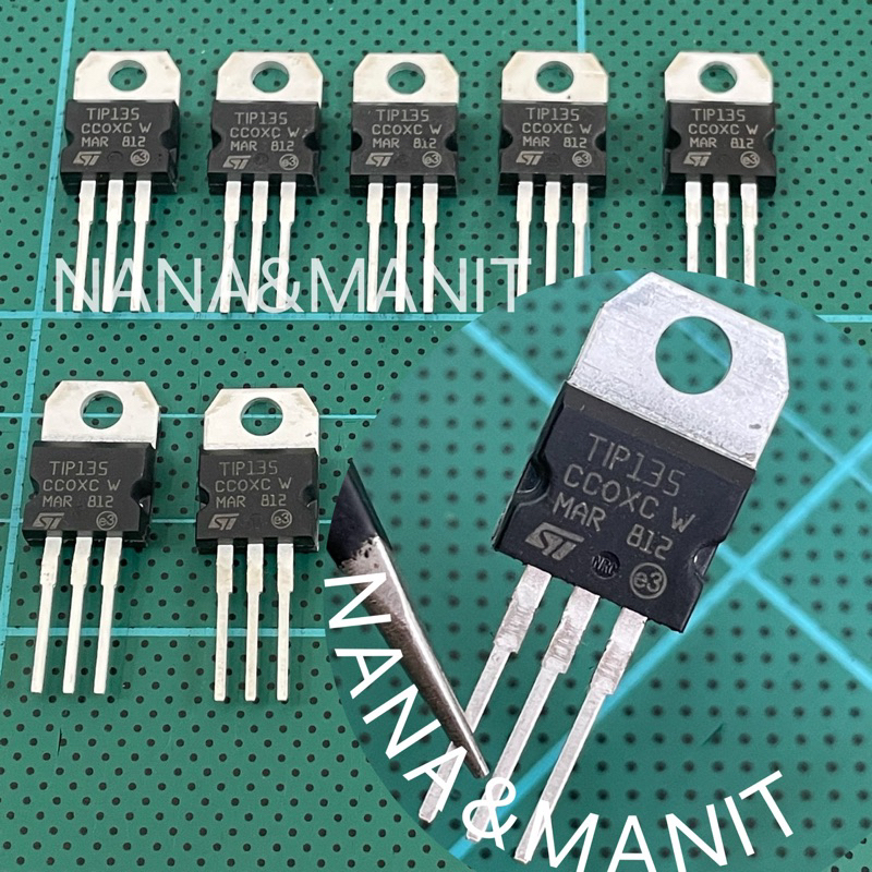 TIP135 PNP Darlington 8A 60V แพ็ค 5ตัว | Shopee Thailand