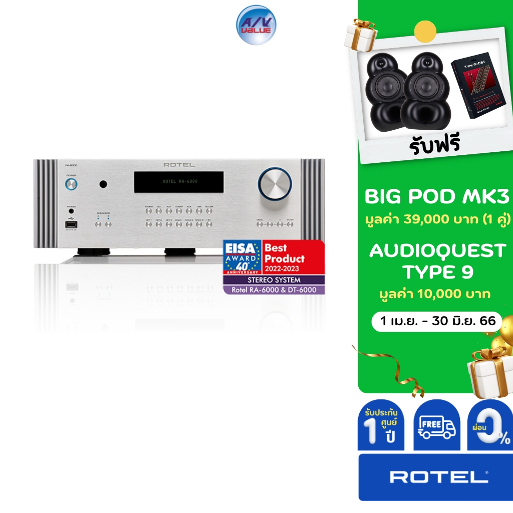 rotel-ra-6000-integrated-amplifier-ผ่อน-0