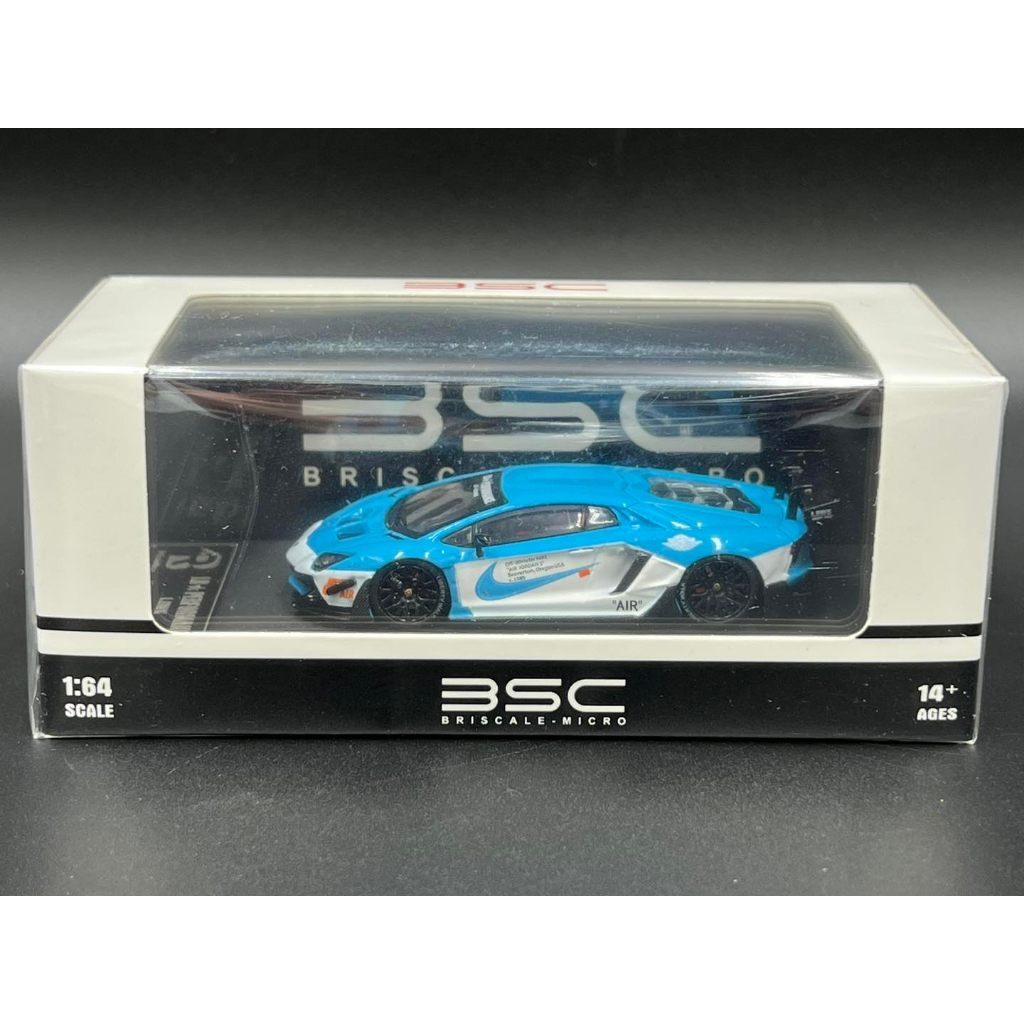 briscale-model-1-64-aventador-lp700-2-0-blue-white-imited-to-499pcs