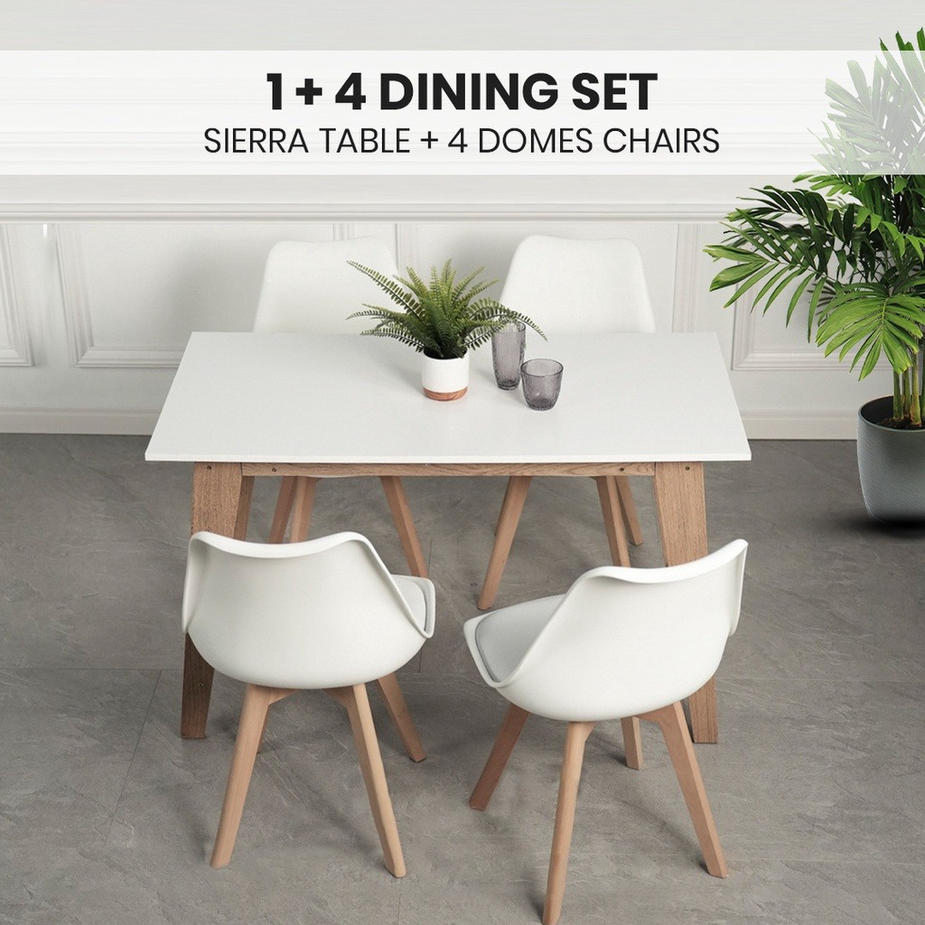 ส่งฟรี-kenzzo-โต๊ะพร้อมเก้าอี้-4-ตัว-เซ็ตรับประทานอาหาร-อาหาร-ชุดโต๊ะกินข้าว-sierra-table-with-4-chairs