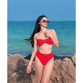 🌈 ชุดว่ายน้ำแฟชั่น​ ชุดว่ายน้ำผู้หญิง​ #BEACHBOX​ BS174​ (พร้อมส่งในไทย)​