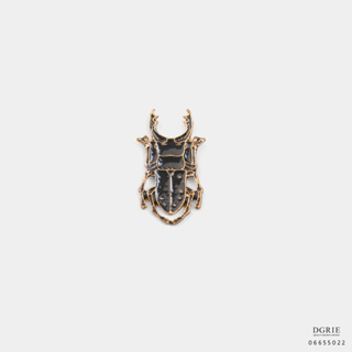 Gold And Grey Beetles Brooch – เข็มกลัดติดเสื้อรูปด้วง
