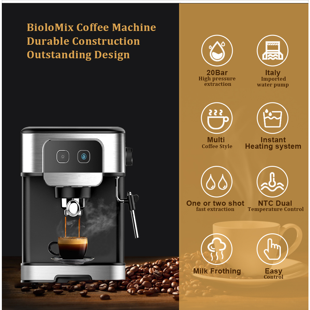 biolomix-20bar-เครื่องบดกาแฟ-อุปกรณ์ชงกาแฟ-ฟองนม-steam-espresso-coffee-maker-machine-เครื่องทำกาแฟแคปซูล