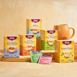 พร้อมส่ง ชุด 1 ชา Yogi Tea,  ชาสมุนไพรปราศจาก คาเฟอีน  Caffeine Free, 16 Tea Bags, .85 oz (24 g)