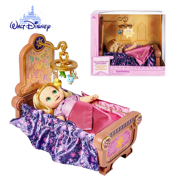 ใหม่-พร้อมกล่อง-disney-animators-collection-rapunzel-baby-doll-and-crib-gift-set-ราคา-4-590-บาท