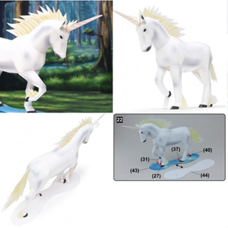 โมเดลกระดาษ 3D : ม้ายูนิคอร์น Unicorn กระดาษโฟโต้เนื้อด้าน  กันละอองน้ำ ขนาด A4 220g.