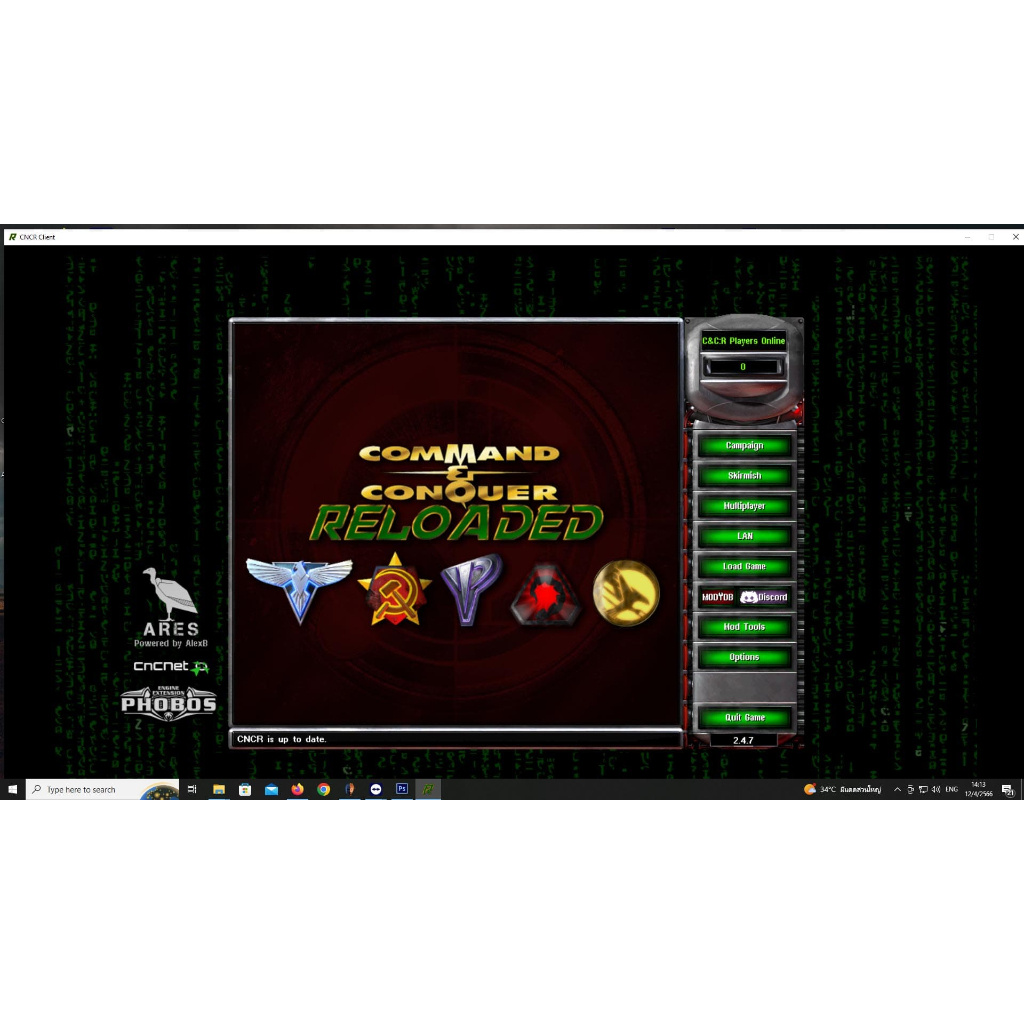 RED Alert 2 Command and Conquer Reloaded (V.2.4.7) แผ่นและแฟลชไดร์ฟ ...