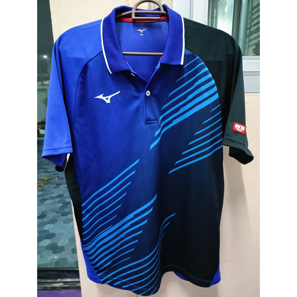 เสื้อปิงปองมือ-2-สภาพดี-mizuno-ของแท้-size-2xl