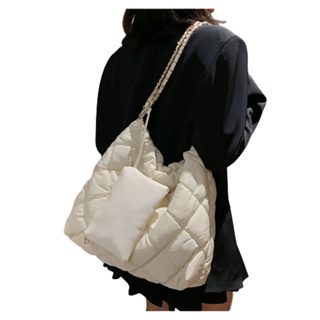 โปรโมชั่น : กระเป๋าสะพายข้าง Soft Fluffy รุ่น สายโซ่แถมใบเล็ก